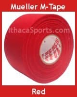 M-Tape Colored Athletic Tape - Red, 1 Roll