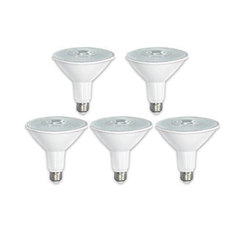 Updated 5PCS/Pack PAR38 LED Flood Light Bulb, IP65 Indoor and Outdoor Use,20W LED Flood Light Bulb (150W+ Equivalent), 2000lm, 5000K Cool White, 45 Degree Beam Angle, Medium Base(E26), Spotlight
