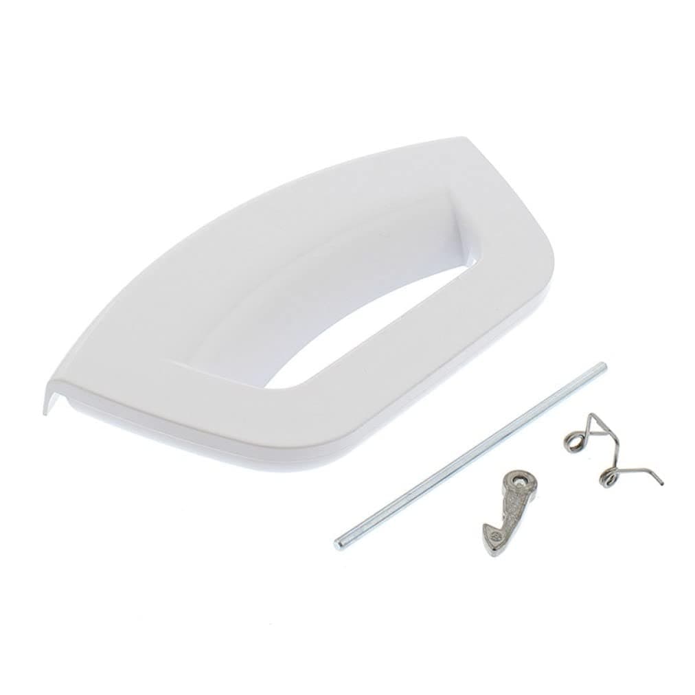 FIND A SPARE Replacement White Door Handle Kit For Hotpoint Washing Machine Alternative to C00285747 / C00507932