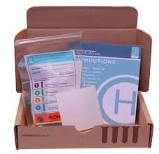 Diurnal Cortisol Panel - 4 Panel Cortisol Full Day Saliva Test Kit (CX4) by Labrix Home Hormone Test