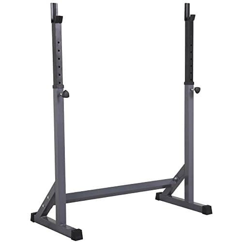 truecharms Adjustable Squat Rack Barbell Training Exercise Stand Strength Traning Equipment Barball Free Press Bench