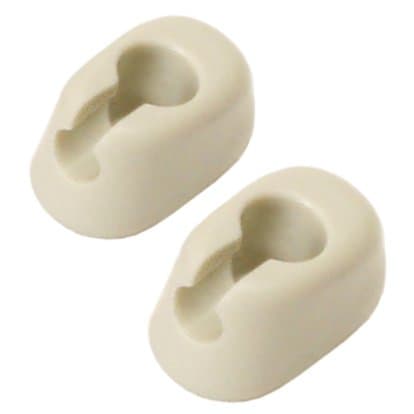 Empi 4429 Ivory Sun Visor Clips For Vw Bug 1965-1967/ Vw Bus 1968-1979, Pair