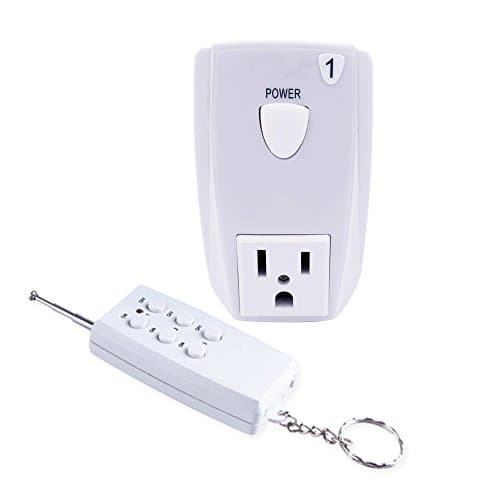 Smart Plug Socket with Remote Control Socket Wireless Outlet Switch for Household Appliances