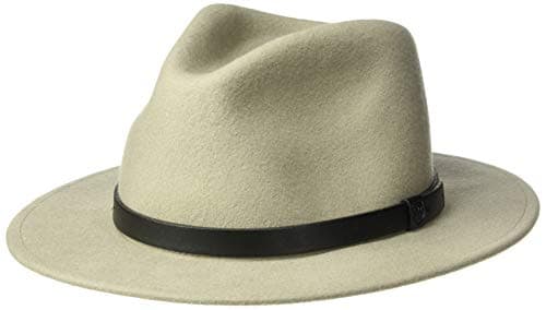 Brixton Men's Messer Medium Brim Felt Fedora Hat