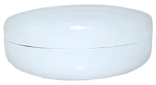 Hard Clamshell Case for Large and Oversized Eyeglasses Sunglasses - Many Colors (Case-White)