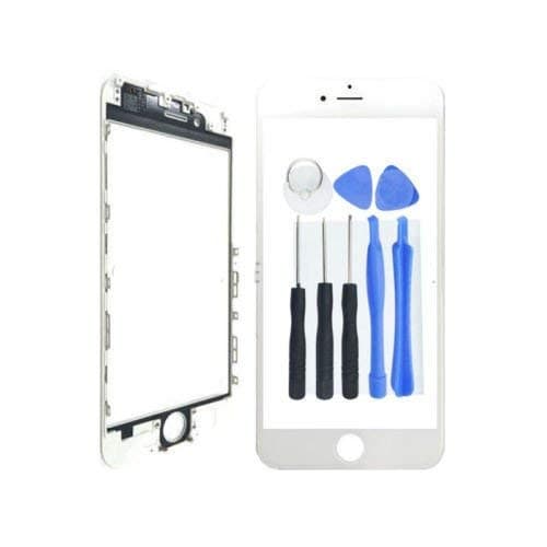 New Front Outer Screen Lens Glass Replacement + Tools for iPhone 6SPLUS 5.5 WHITE （with Frame+OCA)