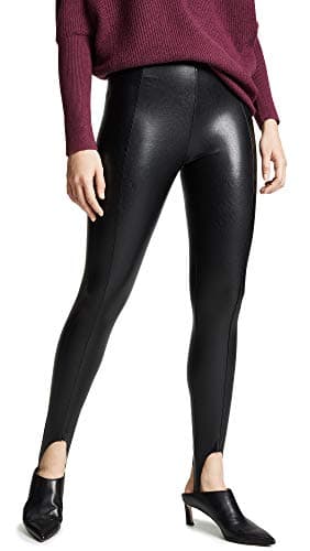 commando Women's Faux Leather Stirrup Pants