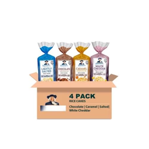 QuakeRice Cakes Variety Pack, 4 Pack