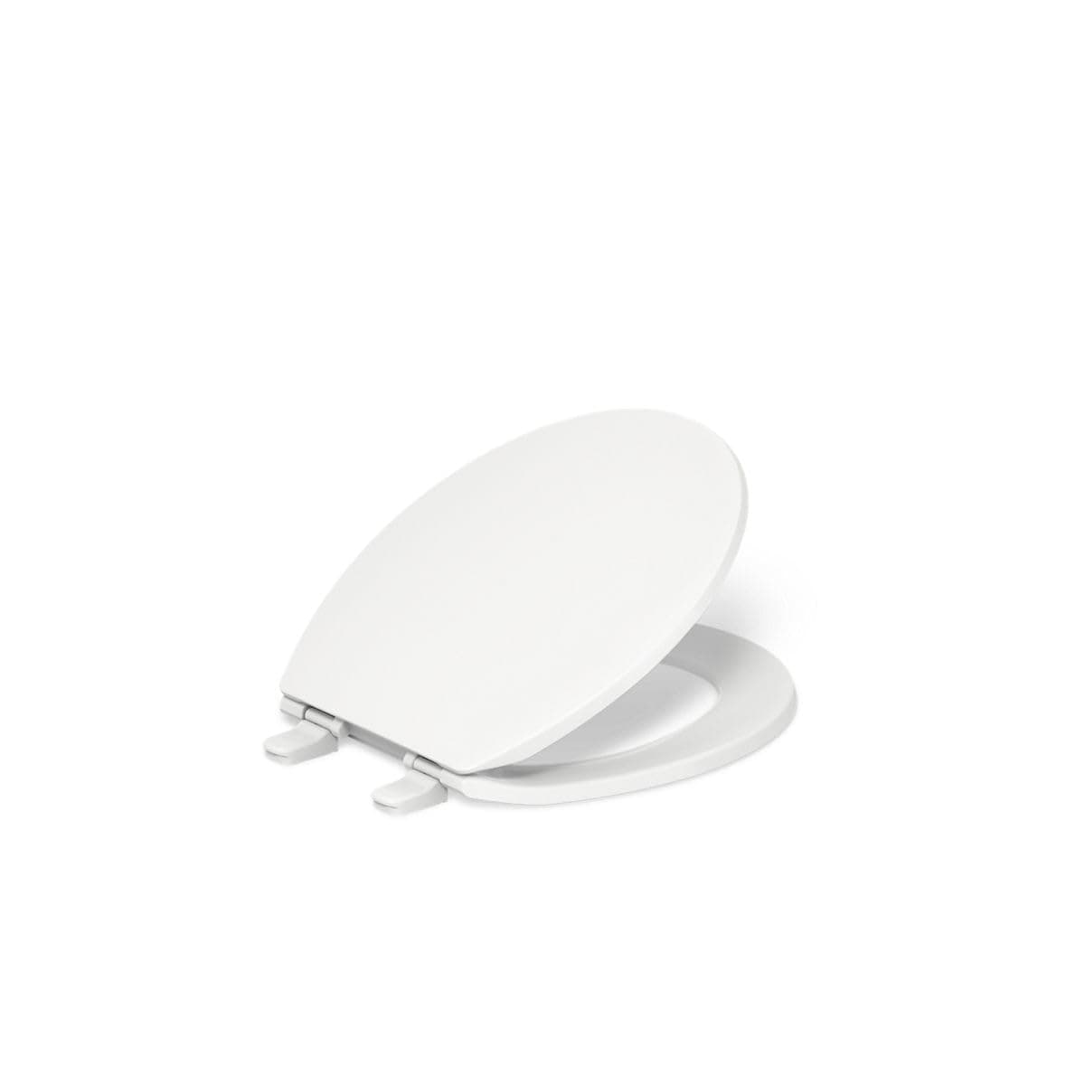 Kohler K-4775-0 Brevia with Quick-Release Hinges Round-Front Toilet Seat, White