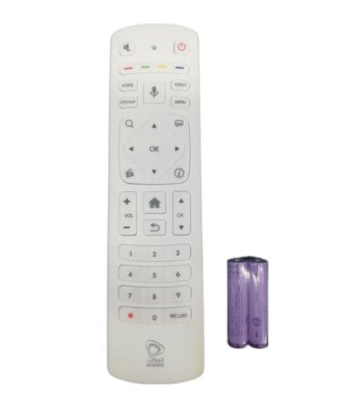 Remote Control For ETISALAT Receiver with VOICE (2X BATTERY)