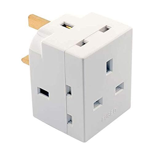 Voice Activated Wireless GSM Spy Bug SIM Mains 3 Way Adapter Plug Surveillance - Genuine Gismotronix Device Assembled in UK