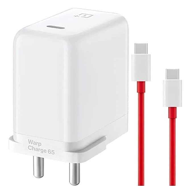 NOPLUS One Plus 65W Fast Warp Dash Charger Adapter With Type C Dash Fast Charging Cable For Oneplus