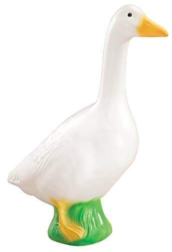 Fox Valley Traders Large White Goose, Plastic Garden Decor, 23" High