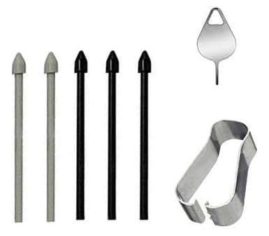 5 Pcs Galaxy Tab S9 Ultra S Pen Tips Replacement for Samsung Galaxy Tab S9 Ultra/Tab S9 Plus/Tab S9 FE All Verison Stylus S Pen Replacement Tips/Nibs + Tools (S9/S9+/S9 Ultra/S9 FE 5 PCS)