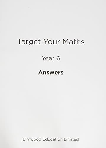 Target Your Maths Year 6 Paperback – 3 Nov. 2014