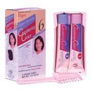 Bigen Speedy #6, Medium Brown - Color Cream No 1, Developer Cream No 2, and Applicator Brush with Comb (Solstice)