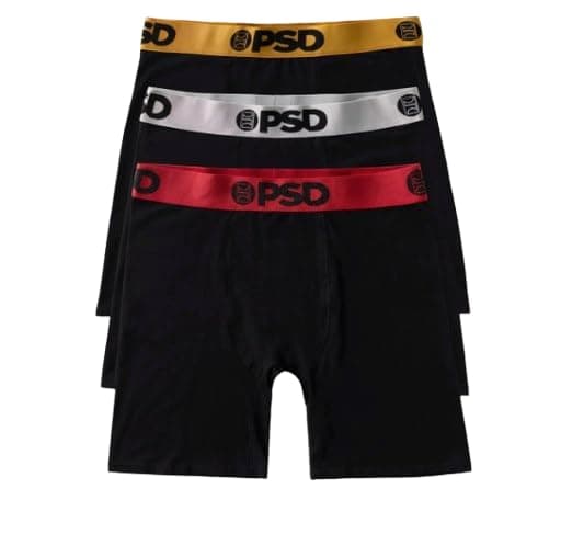 PSD Men's Chrome Cotton 3-pack Boxer Briefs (pack of 1)