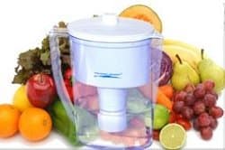 Crystal Quest CQE-PI-00601 Blue Water Filter Pitcher-- (Package Of 4)