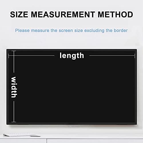 Anti Blue Light 50-75 Inch TV Screen Protector, Matte Surface Anti Glare Anti Scratch, Soften the Light Protect Eyes Relieve Fatigue Anti Sunlight Protective Filter Film / 75in1(70in1563x908mm