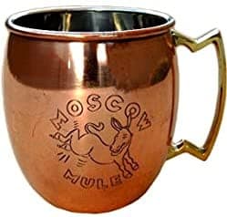 Moscow Mule Copper Cup 16 oz. Round