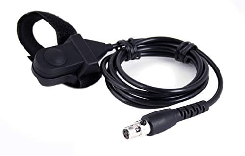 Rugged Radios PTT-VM-WP-SC 3-Pin Waterproof Push to Talk Straight Cord Cable