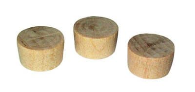 Wood Plug for Screw Hole (Flat Head) 3/8" Birch (Bag of 100)