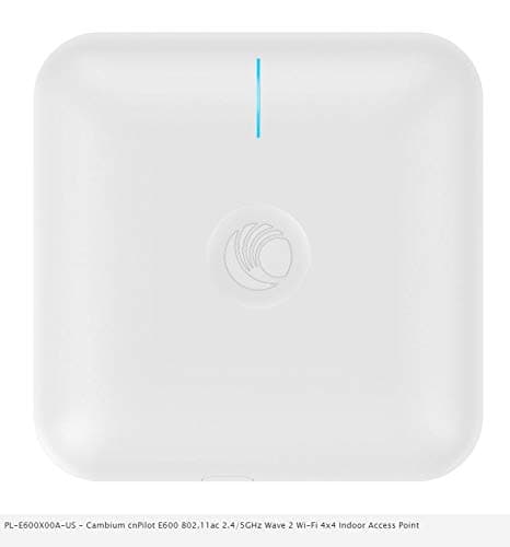 Cambium cnPilot e600 Indoor Access Point Gigabit 802.11ac wave2 Dual Band 4x4 MIMO Streams No PoE