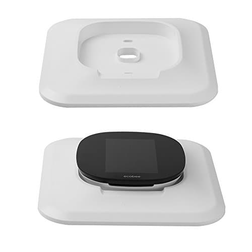 Wall Plate Bracket Cover for Ecobee3 lite Smart Wi-Fi Thermostat (White)
