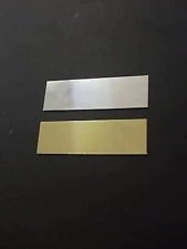 gold trophy plate 50 x 16mm engraved