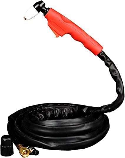TECHNO TRONICS PT31 CUT 40 plasma cutter Torch Air-Cooled plasma cutting Complete set with 3 meter Cable,Fit cut 40 plasma welding machine torch, Multicolor