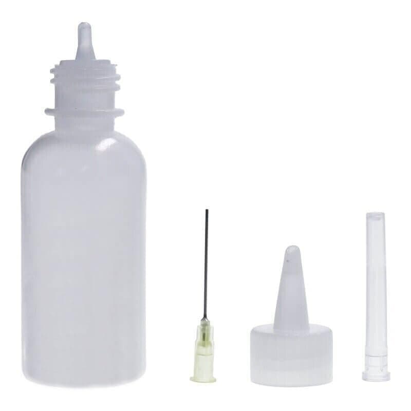 SCHOFIC 100-ML Empty E-liquid Plastic Rosin Flux Alcohol Bottle for Dispenser Rosin Solder Flux Paste +1 PCS Needles (1)