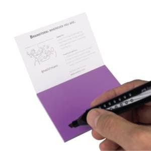 Presentation Cards Self-Adhesive Notes S 10x7,4 cm 95BLATT PP Purple