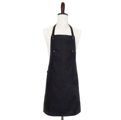 Rainforce Utility Apron - Multi-Use Shop Apron with Pockets,Craftsman Canvas Work Apron (Black)