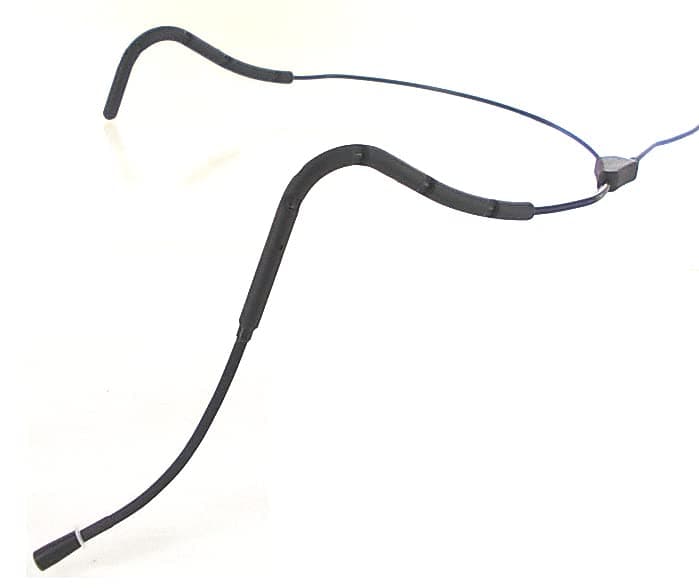 AVL623 Professional Mini Sweat Resistant Headset Microphone for Shure Wireless Systems. Black Color. New Ergonomic, Lightweight, Flexible Frame