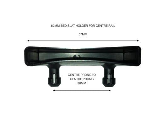 BED SLAT HOLDERS FOR CENTRE RAIL (52MM) UNIT by BISHOPS BEDS LTD
