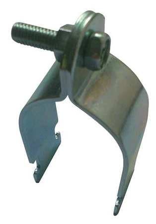 Strut Pipe Clamp, 2 in, Galvanized Steel