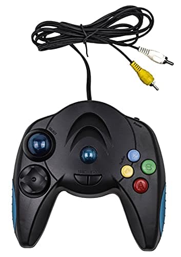 VGRASSP 98000 in 1 Video Game Console 8 Bit Plug and Play TV Supported Classic Handheld Single Player (Built-in Games) Black Video Game