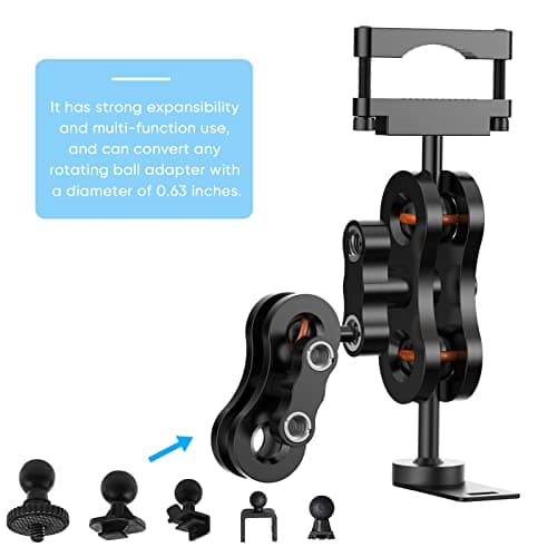 Radar Detector Mount, Rearview Mirror Rod Radar Mounting Base, Suitable for Uniden Radar Models