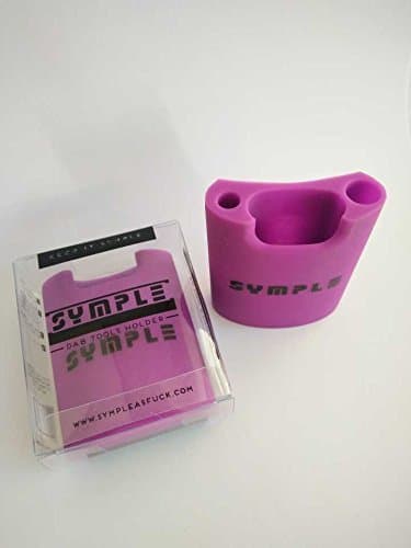 Lighter/DAB/Rolling Papers Tools - Holder - Lighter Leash - Silicone Suction Cup - Silicone Container Storage - Great for Hookah/Water Pipe/Glass Pipe (Purple)