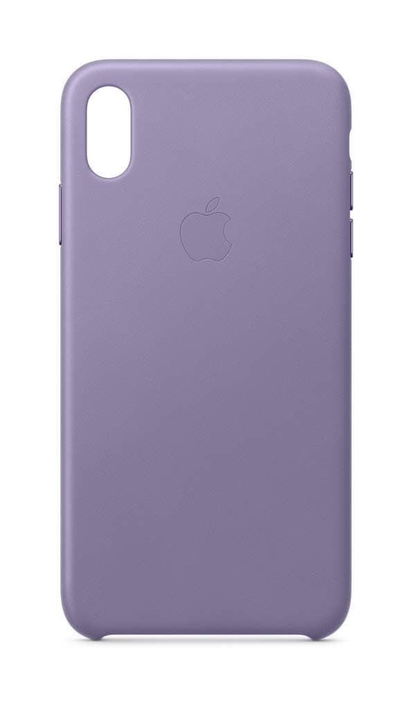 iPhone Xs Max Leather Case - Lilac