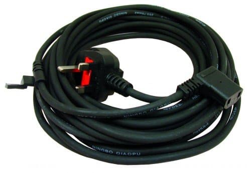 10 Meter Black Rubber Luxury Quality Mains Cable/Flex/Lead to fit Kirby Generation Models 3-6 Upright Vacuum Cleaners