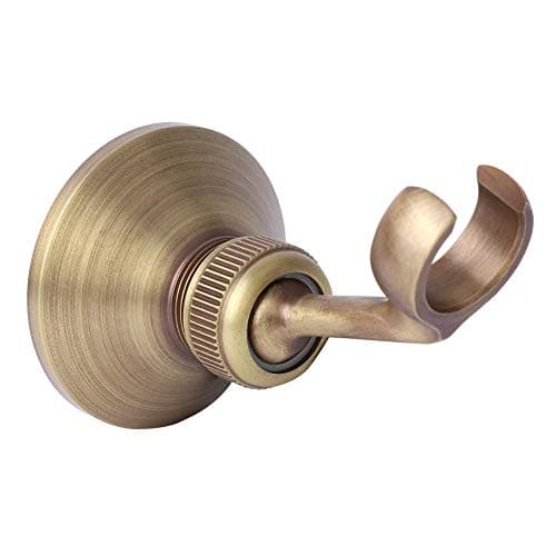 Samfox Adjustable Brass Shower Head Holder Bracket Base for Home Bathroom Accessory