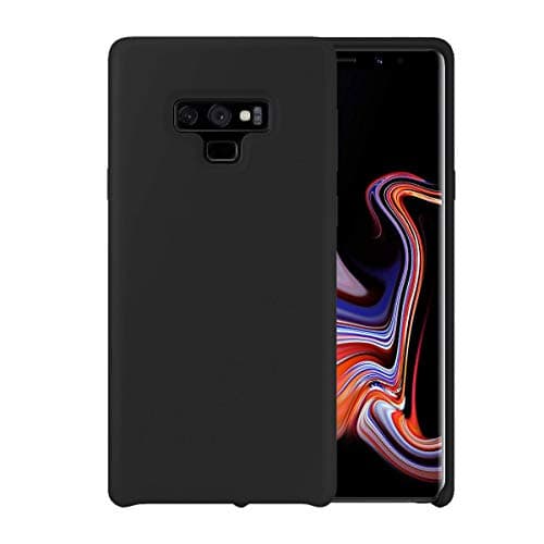 Liquid Silicone Phone Case for Samsung Galaxy Note 9 N960 N960U 6.4"/Shockproof/Gel Rubber/Cover Case Drop Protection Black