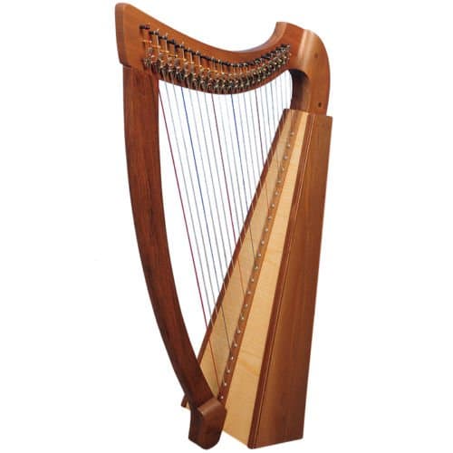 Plain 22 String Trinity Harp with Levers, Celtic harp, Irish Harp with Levers - Musical Instrument Strings Harps
