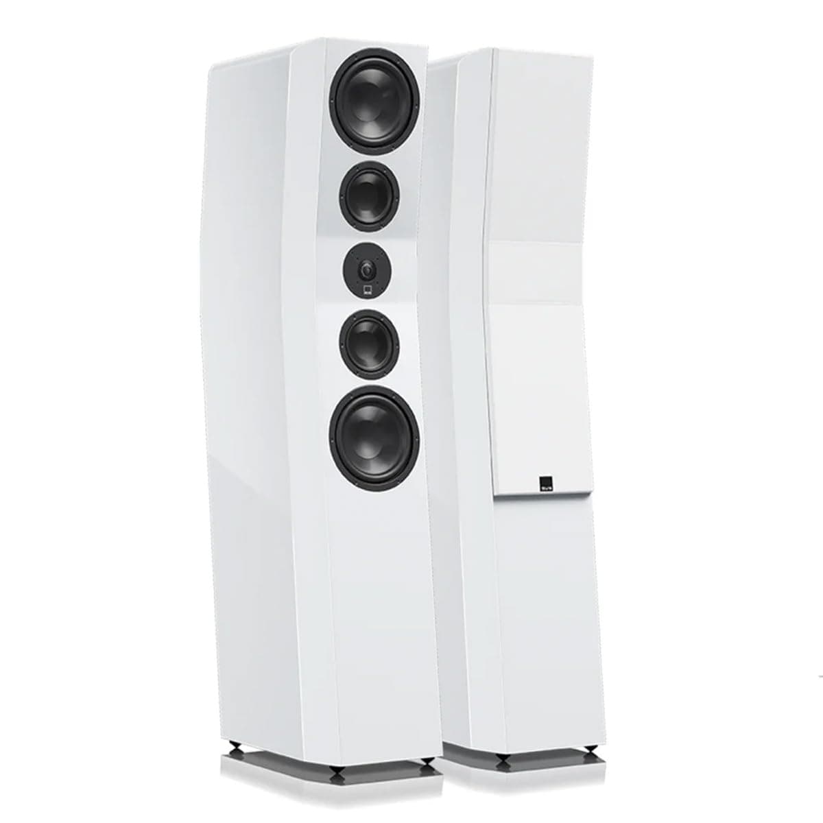 SVS Ultra Evolution Titan 3 Way Tower Speakers with Quad 6.5 Inch Woofers - Pair (Piano Gloss White)