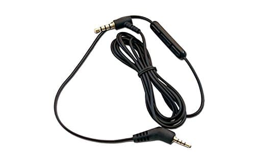 Replacement 1.2m Inline Remote Mic Microphone Cable for Bose QuietComfort 3 QC 3 QC3 Acoustic Noise Cancelling Headphones