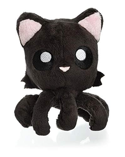 Tentacle Kitty 8 Inch Plush Midnight Black