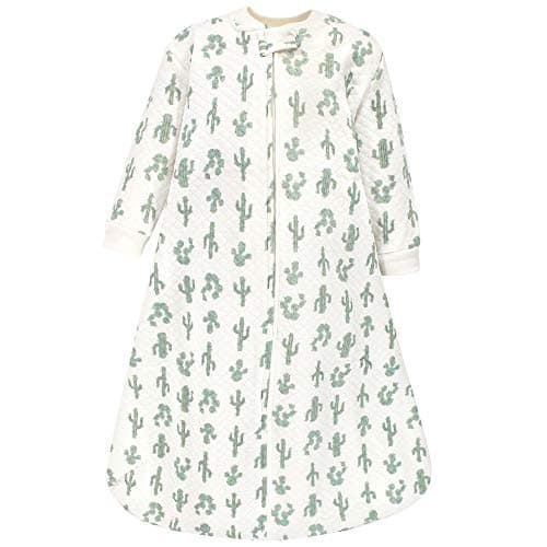 Hudson Baby Unisex Baby Premium Quilted Long Sleeve Sleeping Bag and Wearable Blanket