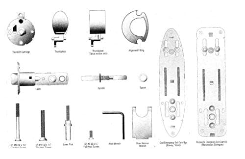 Baldwin Hardware 5399.150.G Conversion Kit