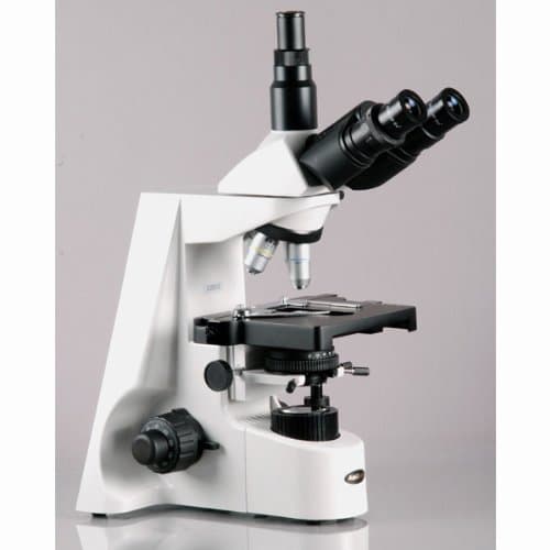 AmScope T690C-PL-10M Digital Trinocular Compound Microscope, 40X-2500X Magnification, WH10x and WH25x Super-Widefield Eyepieces, Infinity Plan Achromatic Objectives, Brightfield, Kohler Condenser, Double-Layer Mechanical Stage, Includes 10MP Camera with Reduction Lens and Software